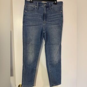 Madewell high rise skinny crop